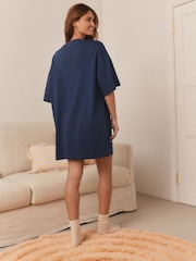 Blue Coffee Print Nightie - Image 2 of 11