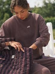 Brown Self. Crew Neck Sweatshirt - Image 3 of 7