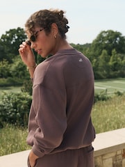 Brown Self. Crew Neck Sweatshirt - Image 4 of 7