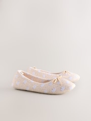Crema con calabaza - Neutral Pumkin Ballet Slippers - Imagen 6 de 9