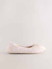 Crema con calabaza - Neutral Pumkin Ballet Slippers - Imagen 7 de 9