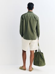 A.P.C. Green Chemise Mateo Logo Shirt - Image 5 of 5