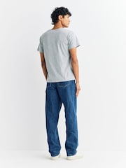 A.P.C. Grey Large Logo Standard T-Shirt - Image 3 of 4