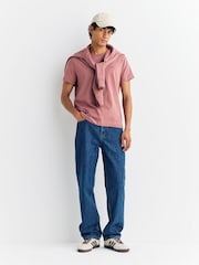 A.P.C. Pink Standard APC Brode T-Shirt - Image 2 of 5