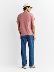 A.P.C. Pink Standard APC Brode T-Shirt - Image 4 of 5