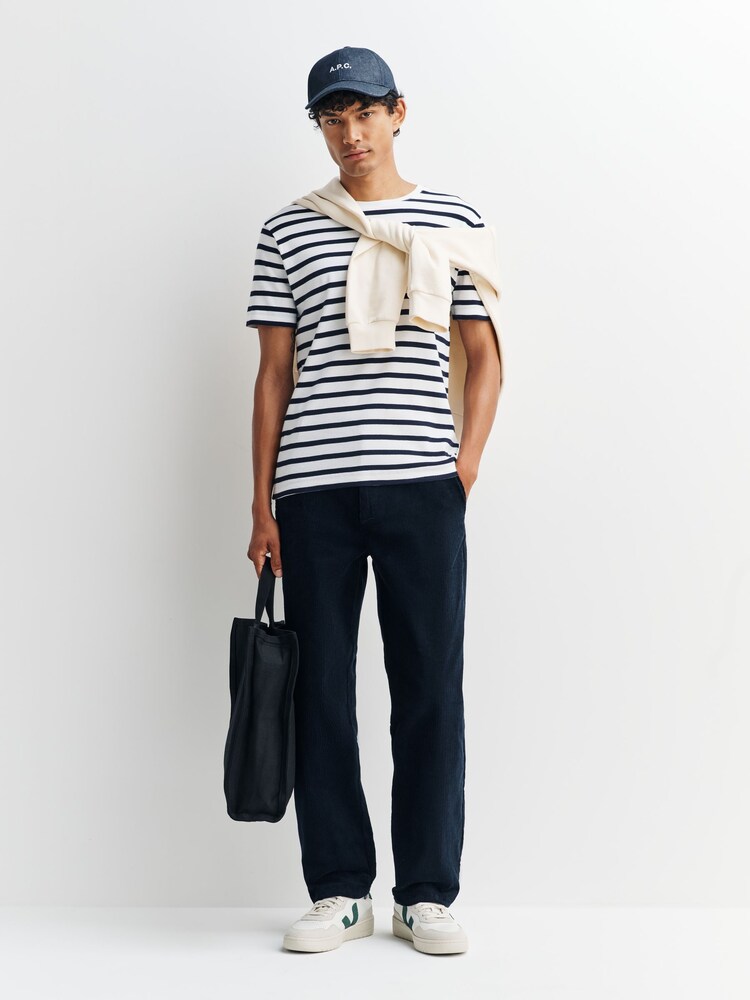 A.P.C. Blue Chino Lawrence Corduroy Trousers - Image 1 of 6