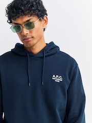 A.P.C. Blue Standard Rue Madame Hoodie - Image 5 of 5