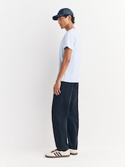 A.P.C. Light Blue Large Logo Standard T-Shirt - Image 3 of 5