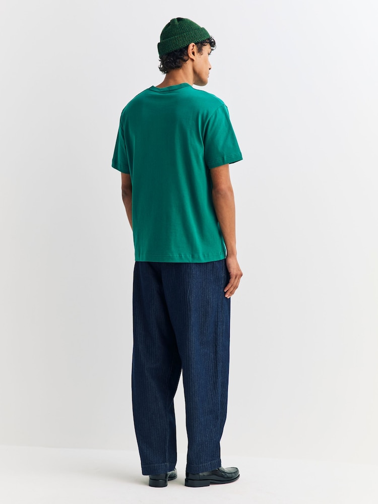 A.P.C. Green Boxy Petit VPC T-Shirt - Image 2 of 6