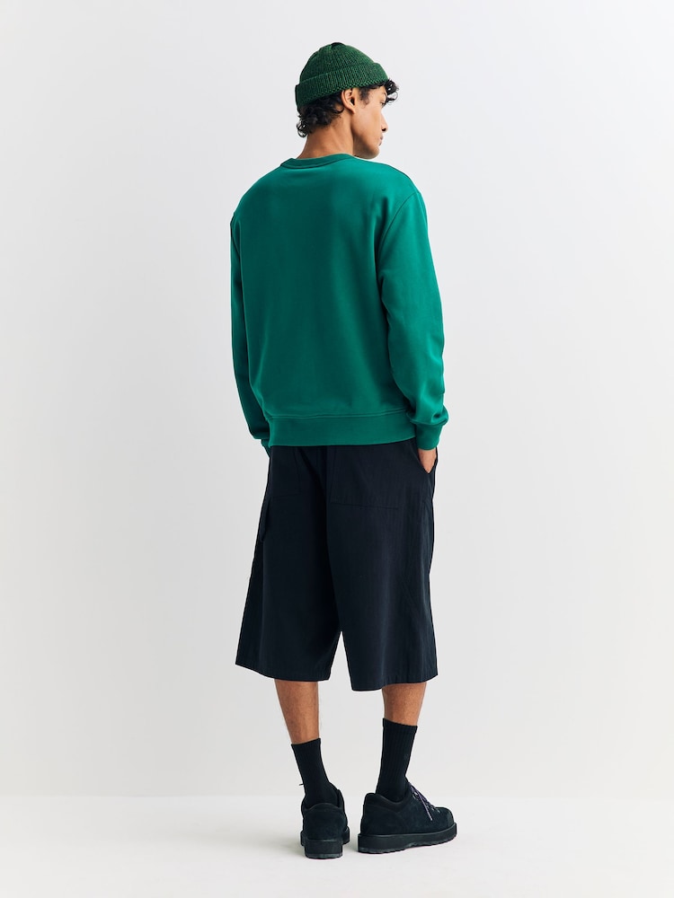 A.P.C. Green Boxy Petit VPC Sweatshirt - Image 2 of 5 A.P.C. Green Boxy Petit VPC Sweatshirt - Image 2 of 5