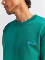 A.P.C. Green Boxy Petit VPC Sweatshirt - Image 5 of 5