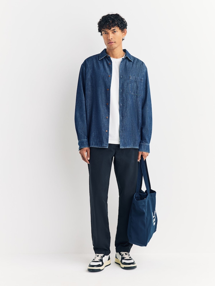 A.P.C. Blue Chino Lawrence Trousers - Image 1 of 6