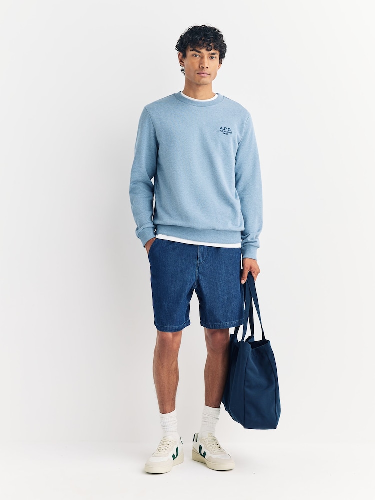 A.P.C. Blue Norris Shorts - Image 1 of 6
