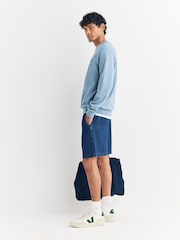 A.P.C. Blue Norris Shorts - Image 2 of 6