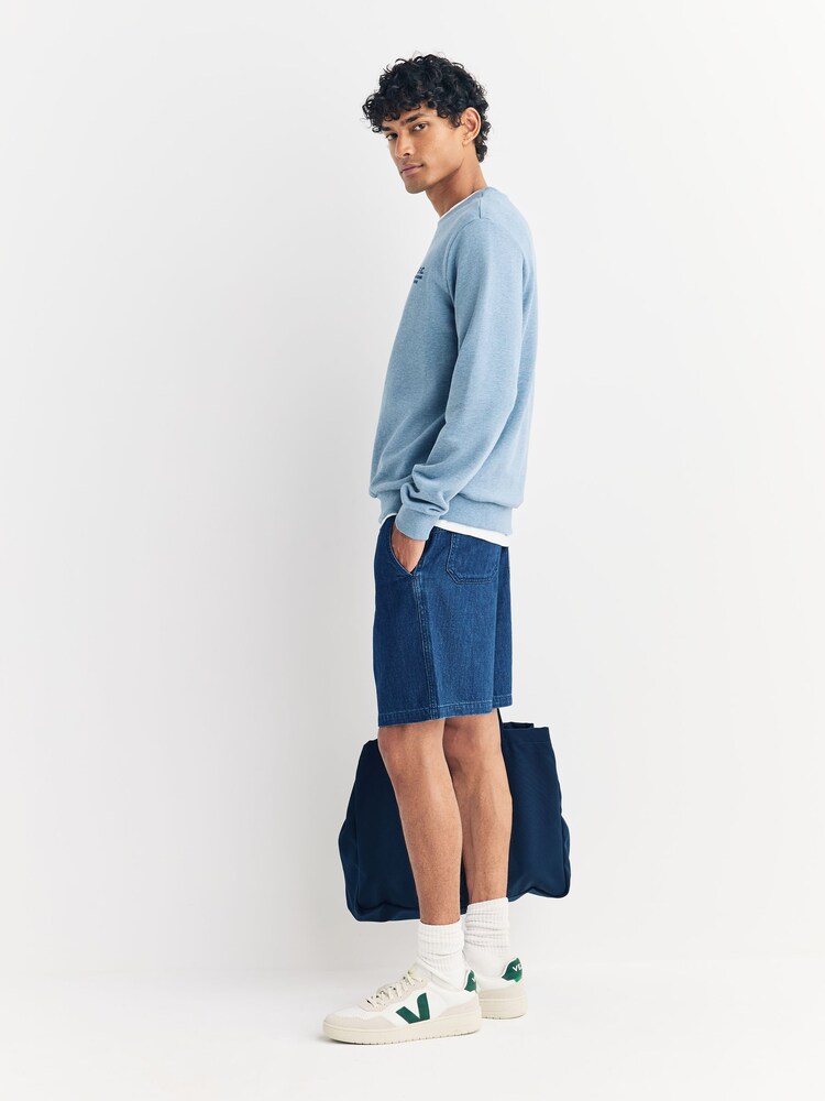 A.P.C. Blue Norris Shorts - Image 2 of 6