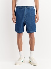 A.P.C. Blue Norris Shorts - Image 4 of 6