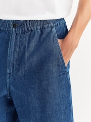 A.P.C. Blue Norris Shorts - Image 5 of 6