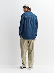 A.P.C. Blue Chemise Mathias Denim Shirt - Image 4 of 6