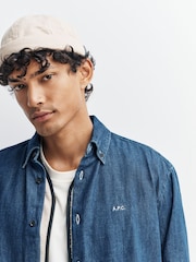A.P.C. Blue Chemise Mathias Denim Shirt - Image 5 of 6