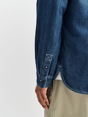 A.P.C. Blue Chemise Mathias Denim Shirt - Image 6 of 6