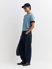A.P.C. Light Blue Standard Rue Madame T-Shirt - Image 3 of 4