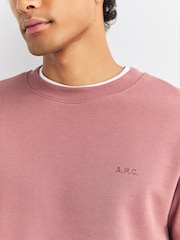 A.P.C. Pink Standard APC Brode Sweatshirt - Image 5 of 5