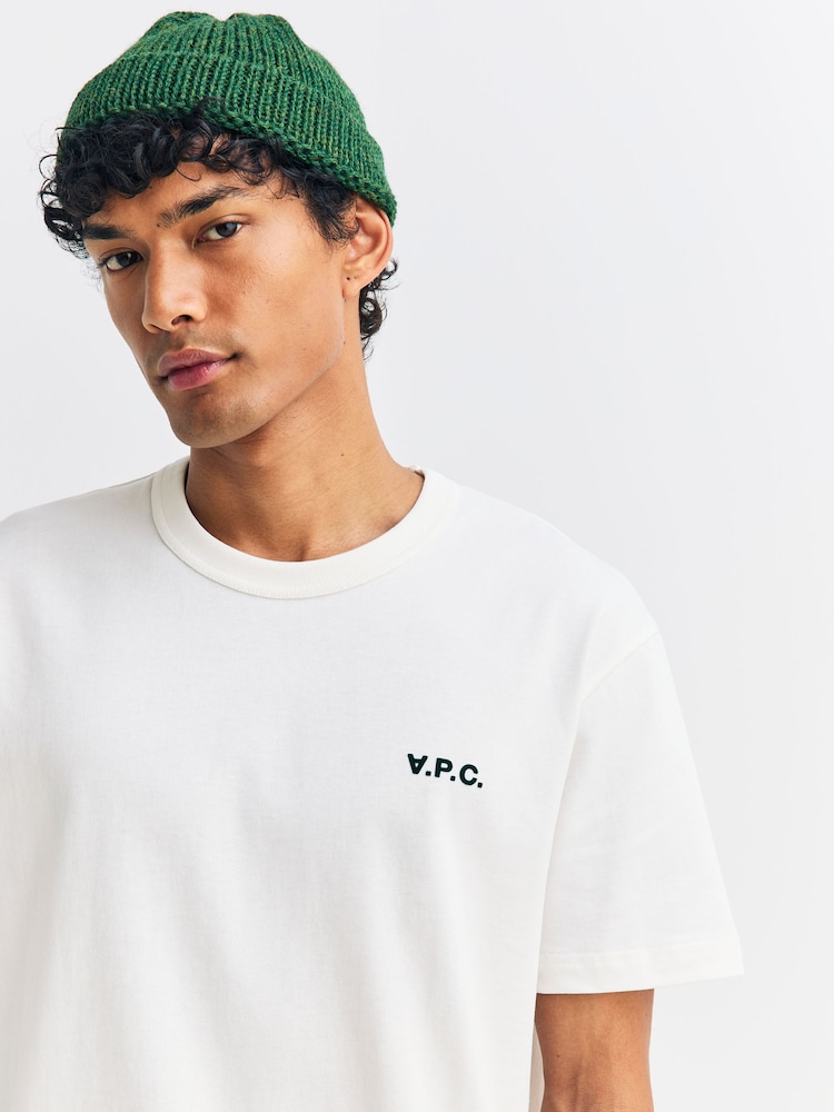 A.P.C. White Boxy Petit VPC T-Shirt - Image 5 of 5