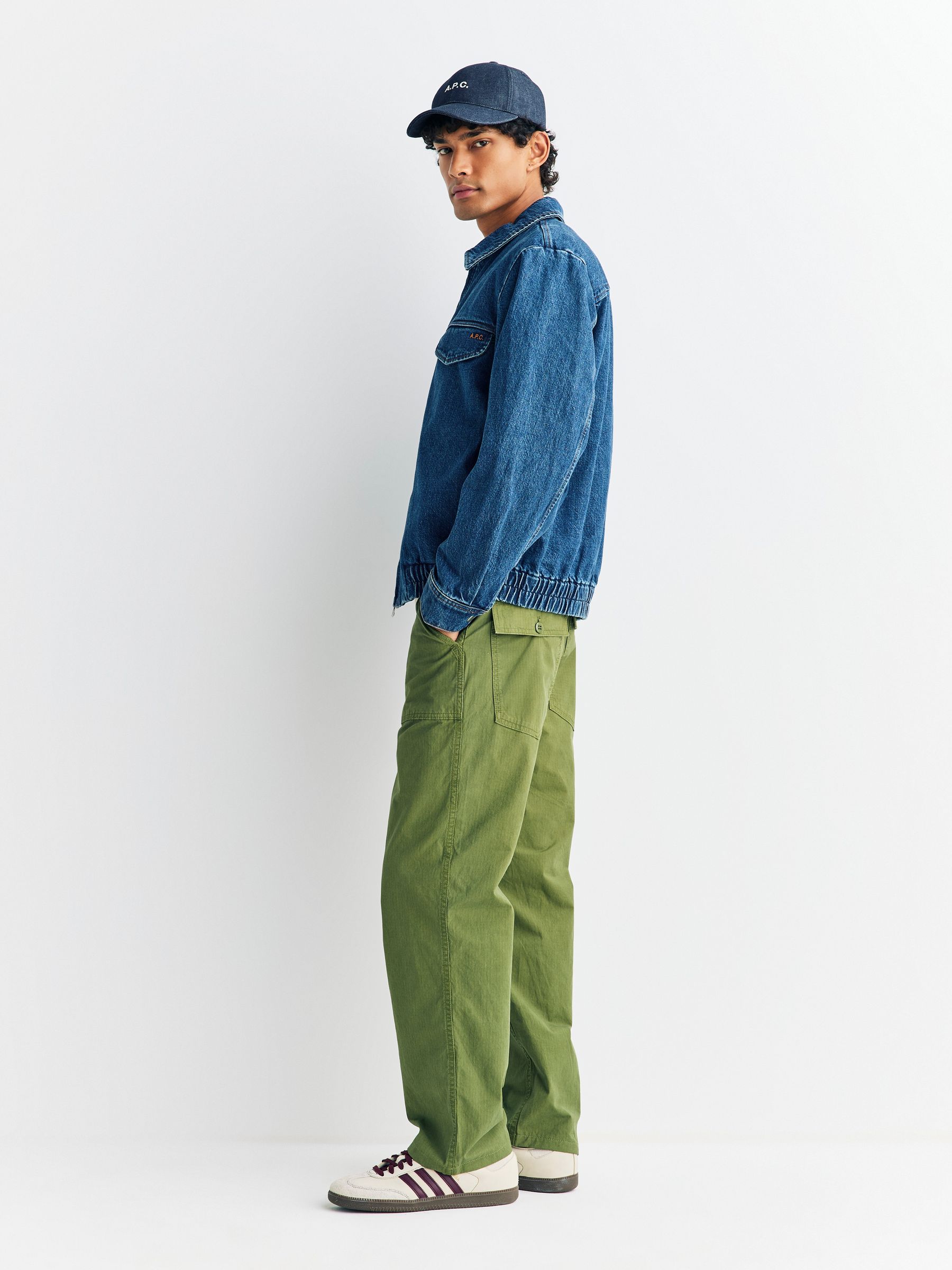 Buy A.P.C. Blue Blouson Fabrizio Zippe Jacket from Next USA