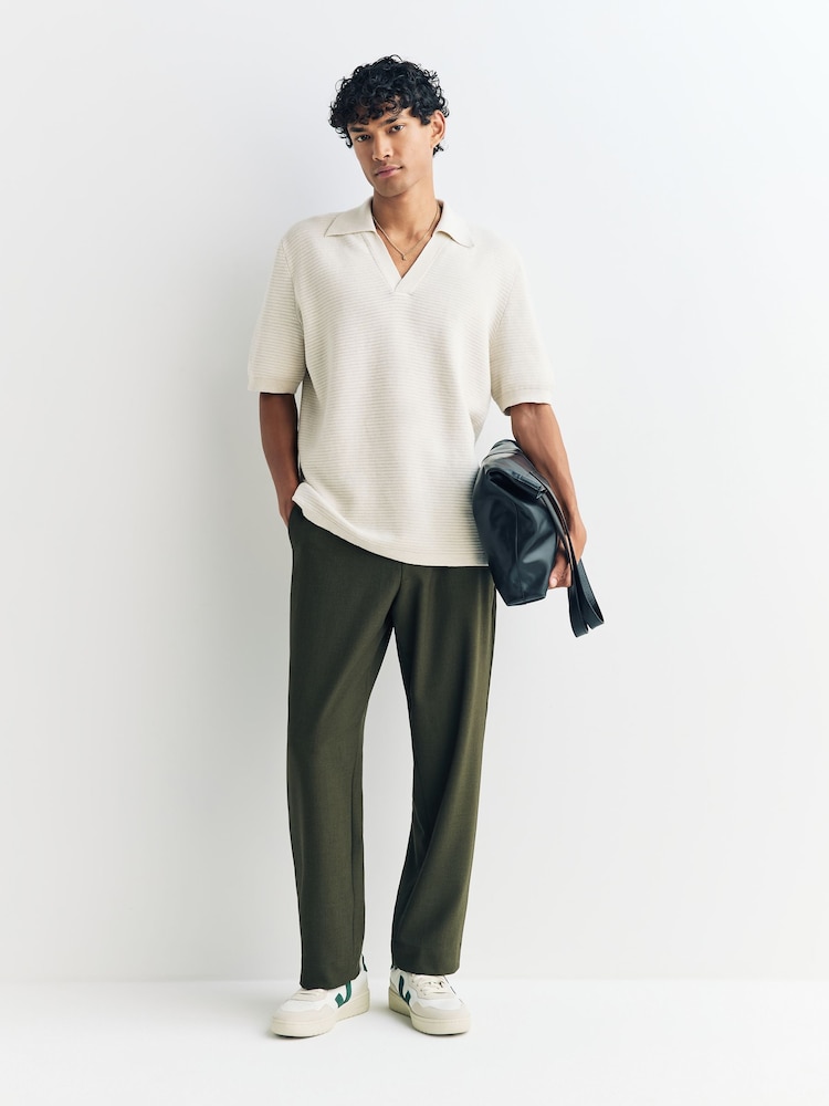 A.P.C. Cream Livio Polo Shirt - Image 2 of 5