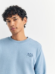 A.P.C. Blue Standard Rue Madame Sweatshirt - Image 5 of 5
