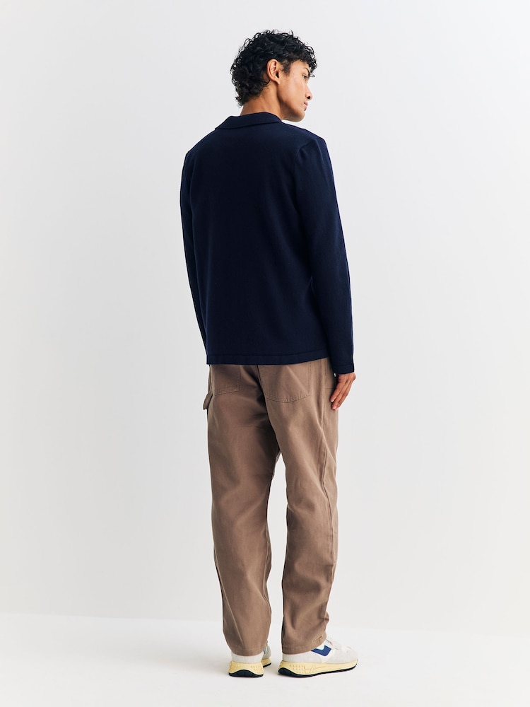 A.P.C. Blue Veste Matti Jumper - Image 2 of 5 A.P.C. Blue Veste Matti Jumper - Image 2 of 5