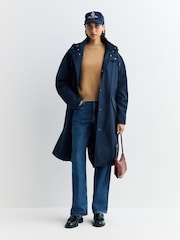 A.P.C. Blue Antonin Parka Jacket - Image 1 of 4