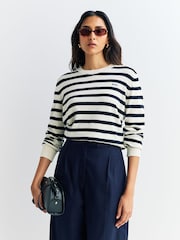 A.P.C. White Pull Josepha Jumper - Image 1 of 5