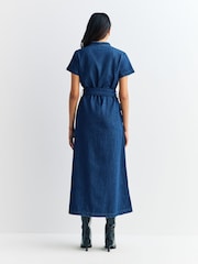 A.P.C. Blue Annelie Robe - Image 4 of 4