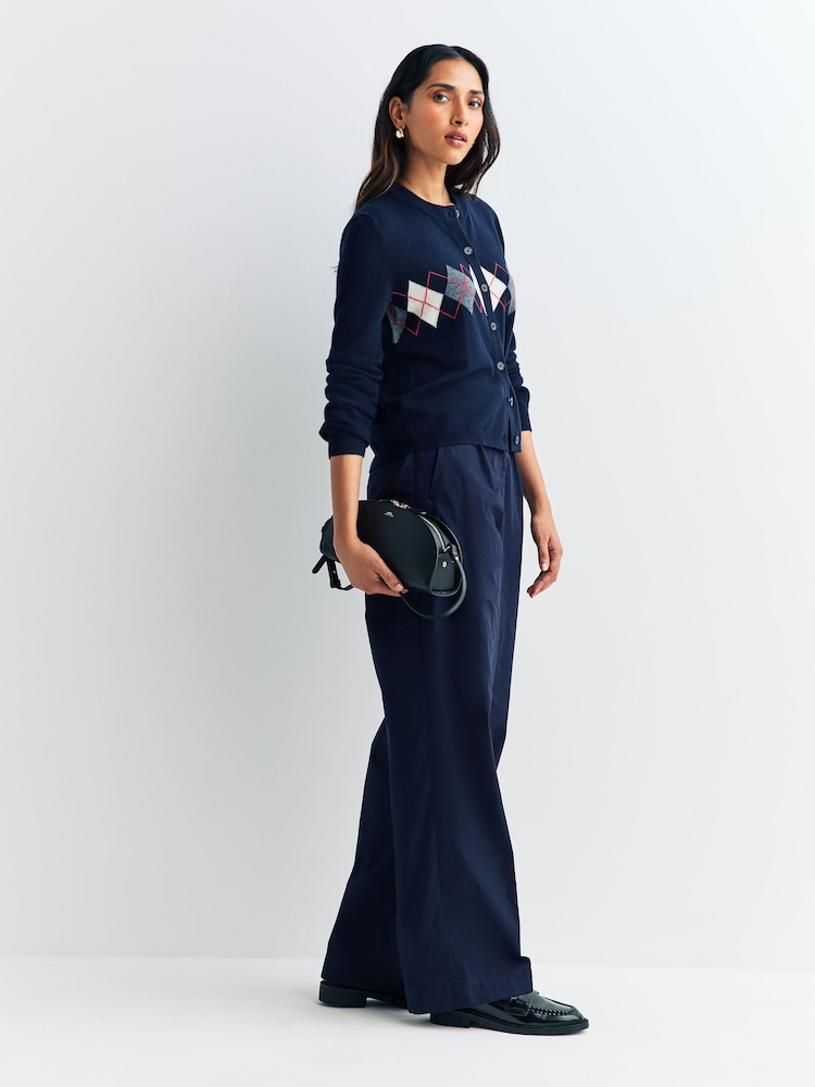 A.P.C. Blue Pantalon Veronica Trousers - Image 2 of 6