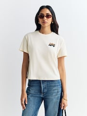 A.P.C. Cream T-Shirt - Image 1 of 5