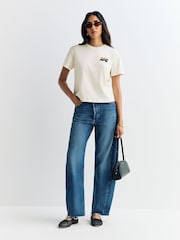 A.P.C. Cream T-Shirt - Image 2 of 5
