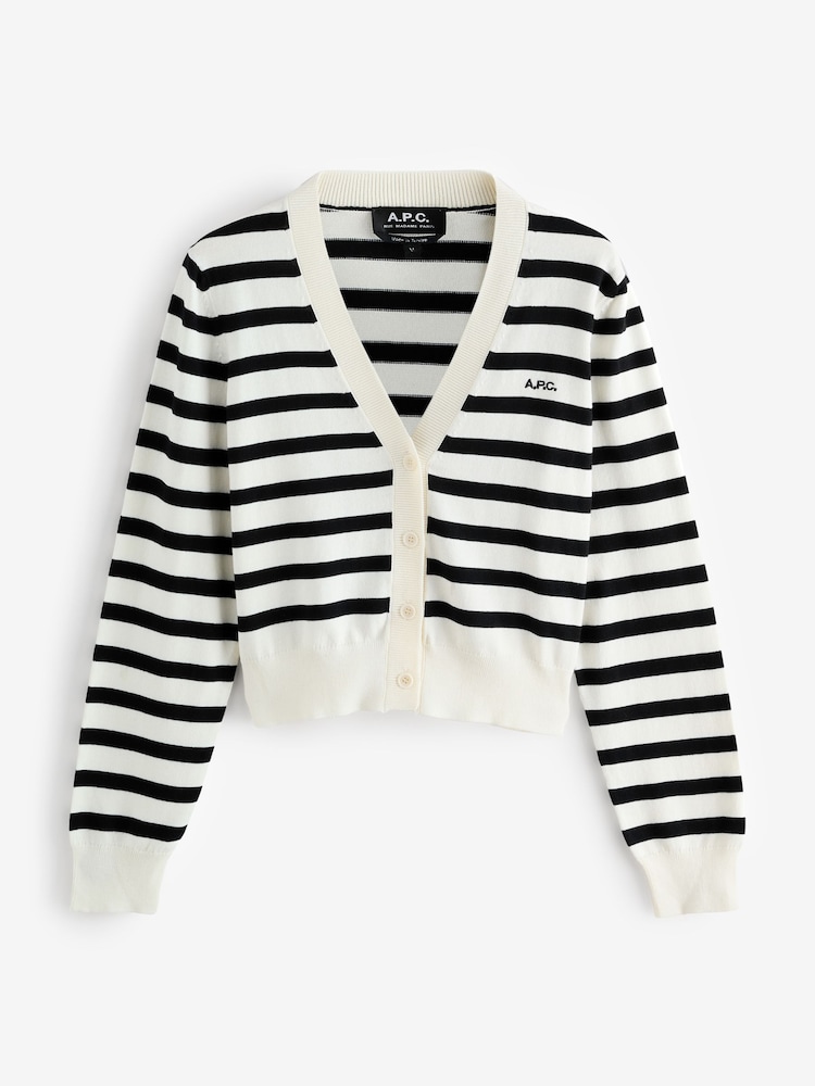 A.P.C. White Gaelle Cardigan - Image 1 of 1