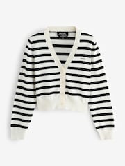 A.P.C. Black/White Gaelle Cardigan - Image 6 of 6