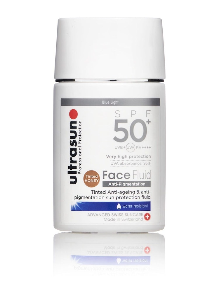 Ultrasun Face Fluid Anti Pigmentation Tinted SPF 50+ 40ml Nude Sun Cream - Image 1 of 2