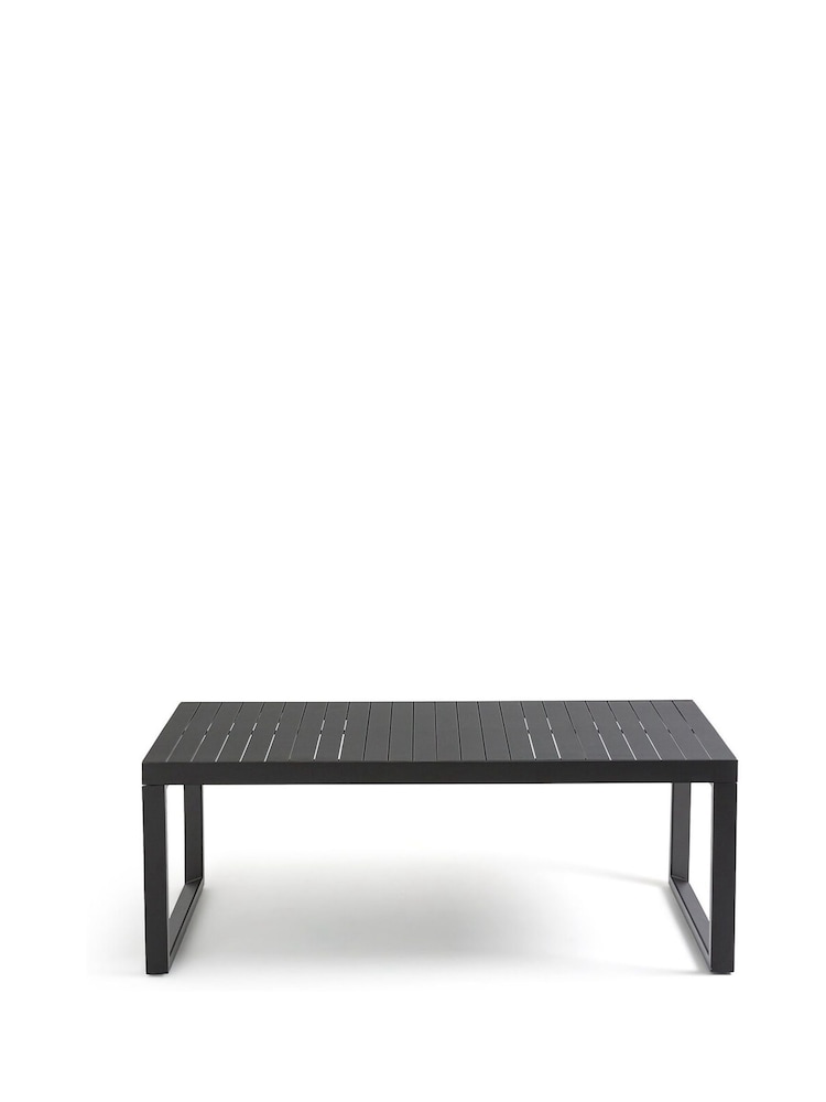 La Redoute Intérieurs Black Zory Aluminium Extendable 10 Seater Garden Table - Image 1 of 5