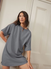 Cinza - Camisola Waffle Aconchegante - Imagem 1 de 9