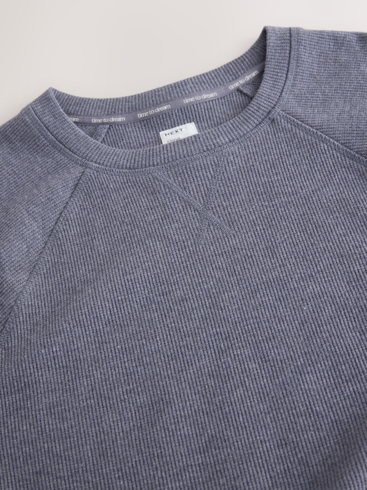 Cinza - Camisola Waffle Aconchegante - Imagem 9 de 9