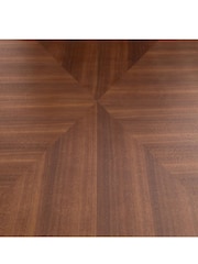 La Redoute Intérieurs Walnut Watford Vintage Inlaid Marquetry 8 Seater Table - Image 3 of 4