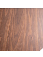 La Redoute Intérieurs Walnut Watford Walnut Elliptical 6-8 Seater Dining Table - Image 4 of 4
