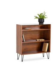 La Redoute Intérieurs Walnut Watford Vintage Console Table with Shelving - Image 2 of 4