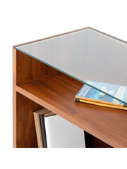 La Redoute Intérieurs Walnut Watford Vintage Console Table with Shelving - Image 4 of 4