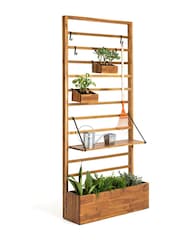 La Redoute Intérieurs Acacia Wallas Acacia Garden Planter & Partition - Image 4 of 5