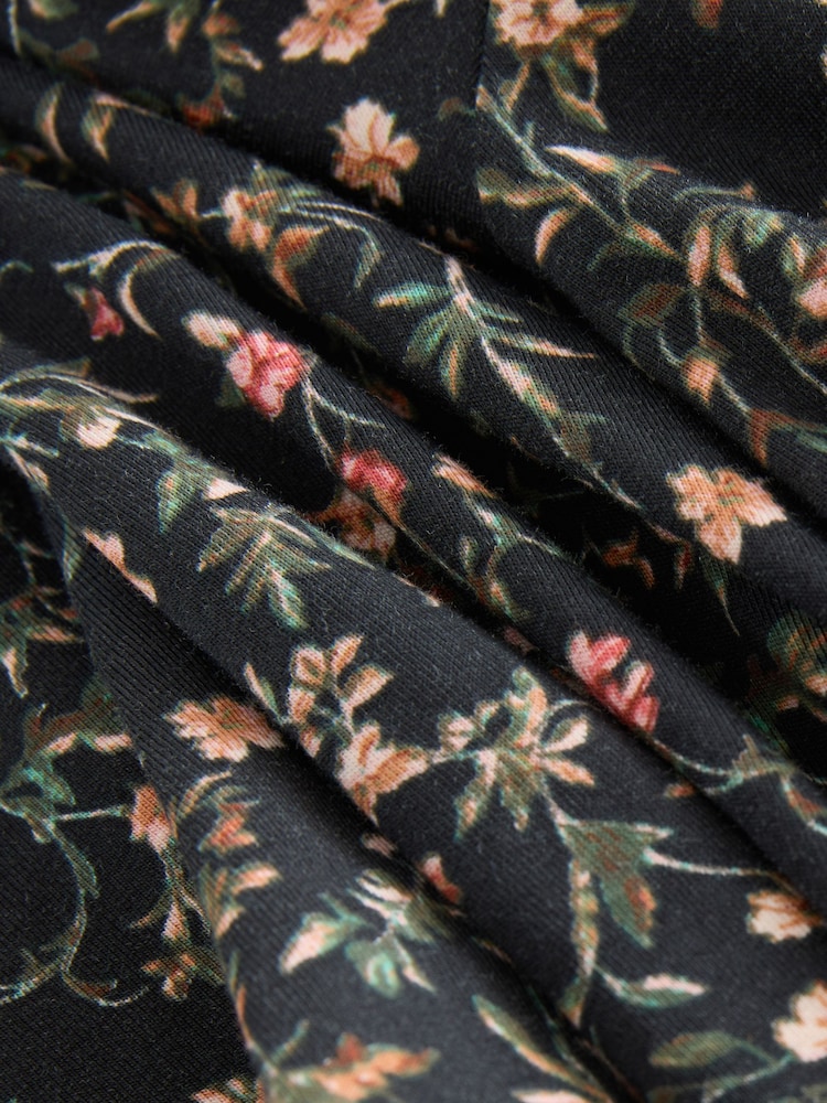 Black Ditsy Vest Pyjamas - Image 8 of 8