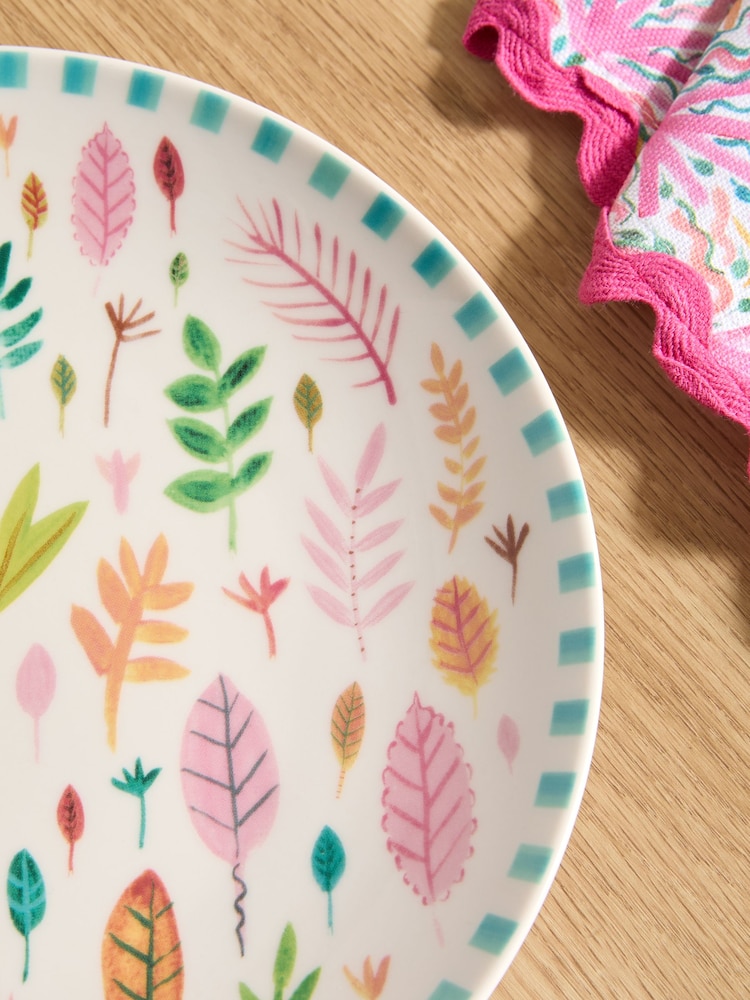 Lucy Tiffney Set of 4 Autumn Leaves Side Plates - Imagen 3 de 3